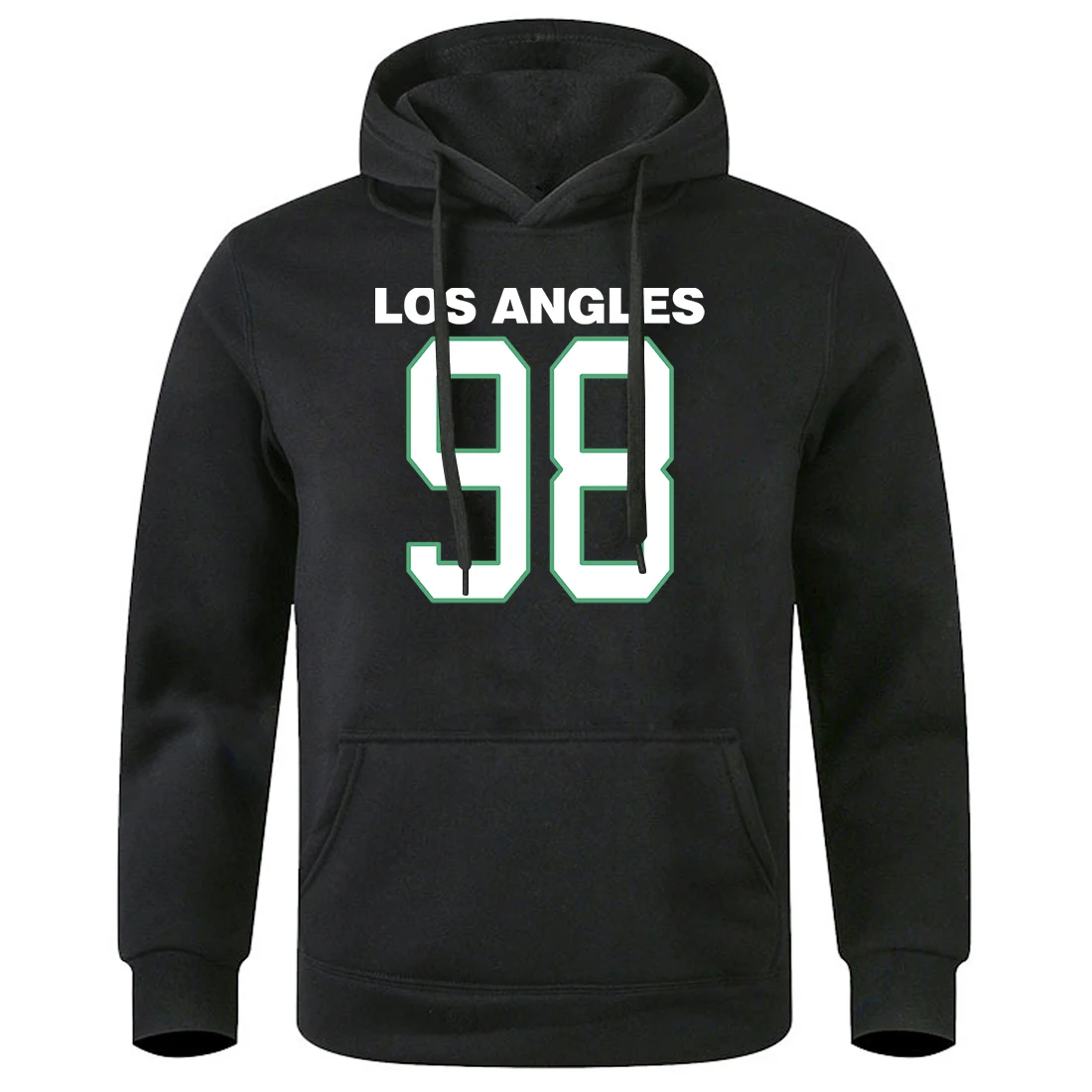 Los Angles 98 Printing Men Hooded Breathable Soft Fleece Hoodie Casual Novelty Sweatshirt Classic Original Vintage Male Hoody