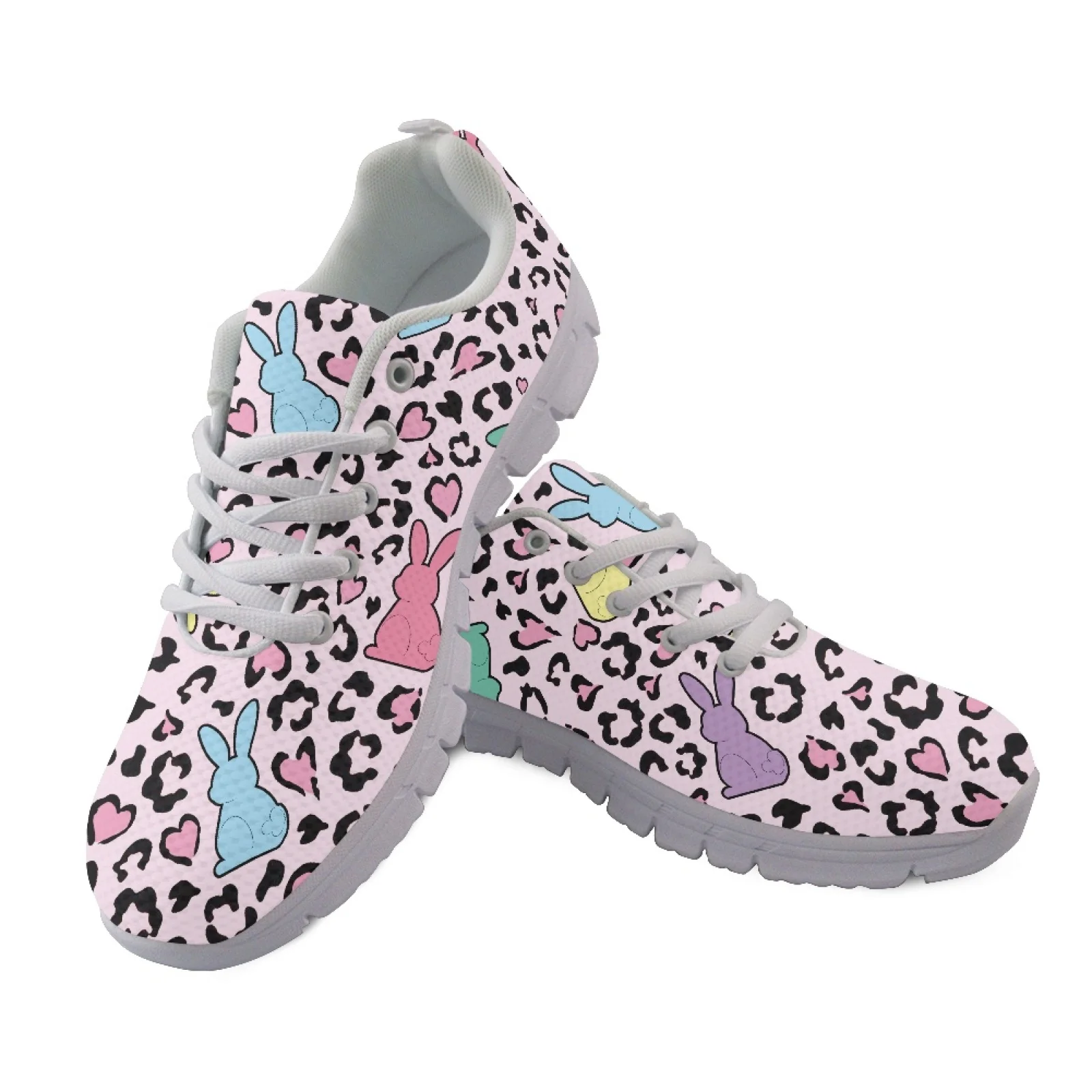 Coloranimal Rabbit Leopard 2026 New Basketball Slip on Sneakers Women Running Shoes Lightweight Athletic Trainers for Mens