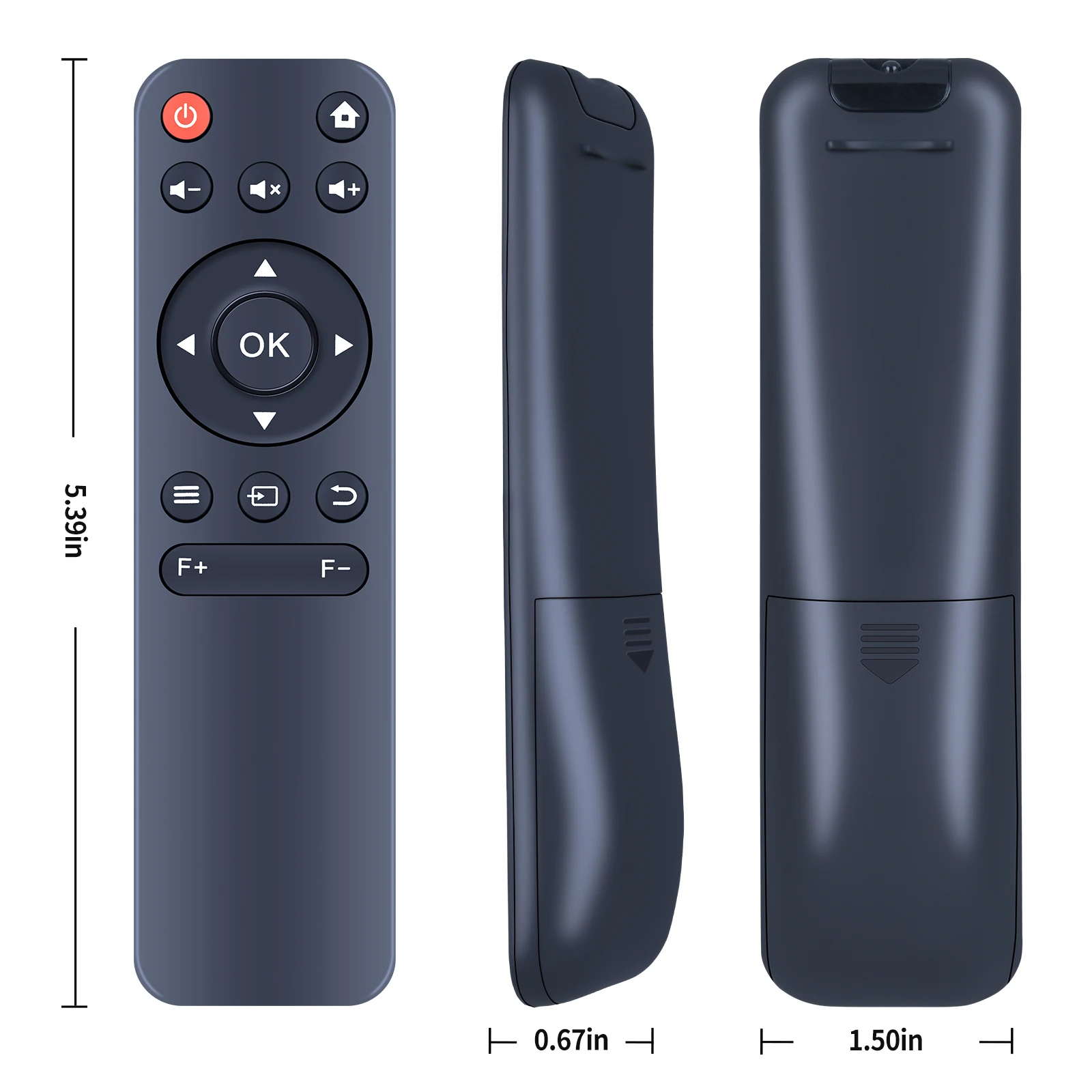 Telecomando per proiettore adatto per proiettore portatile XuanPad X3, per Tecaki, per Sovboi VB6, per BKZ C200 V18