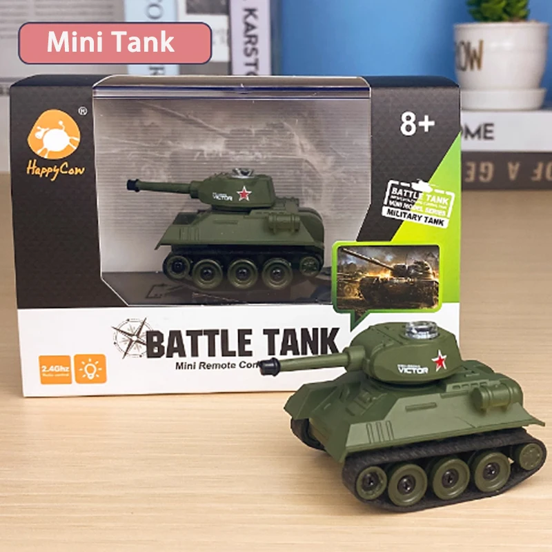 

1:100 Mini RC Tank Model ImitateRemote Radio Remote Control Tank Electronic Boys Toys For Children Kids Gifts