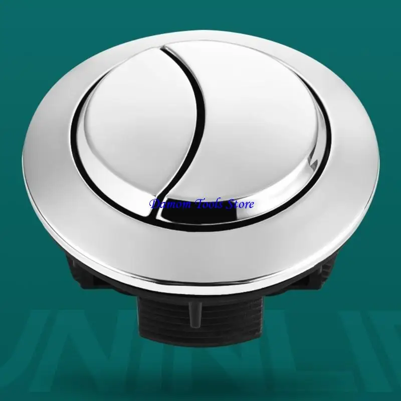 57BE زر سهل 38 مم مزدوج زر تدفق المرحاض مستدير لصيانة الخزانات #5