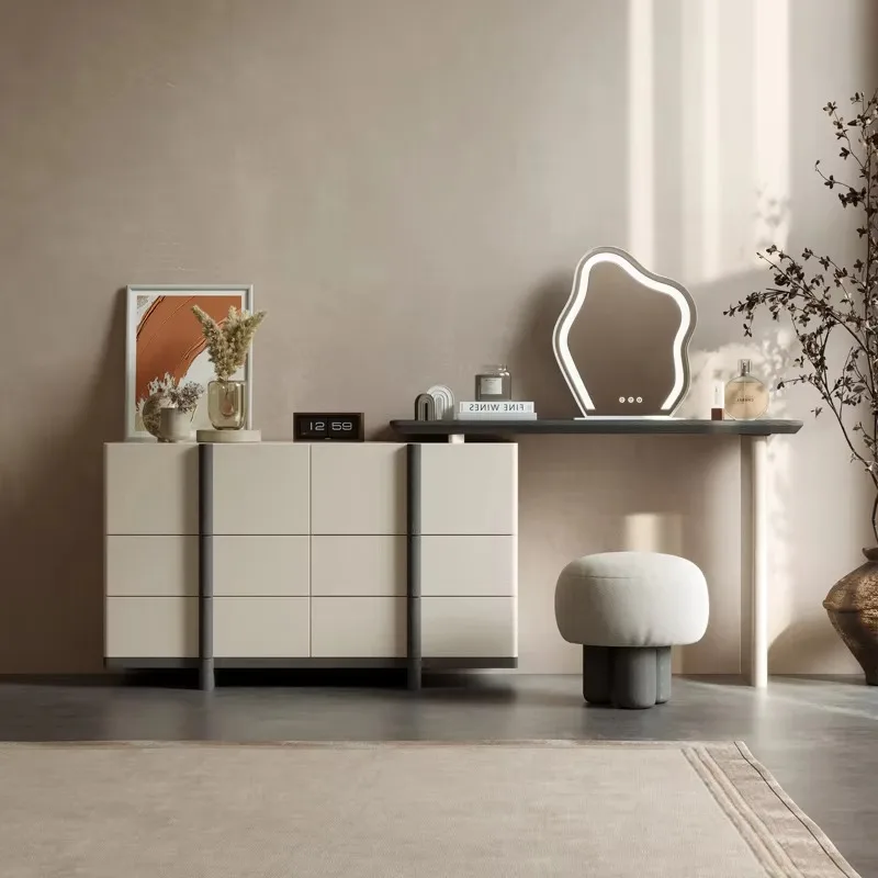 

Minimalist Stool Vanity Tables White Adult Simple Organizer House Makeup Dresser Girl Storage Nordic Penteadeira Furniture Home