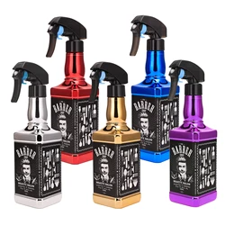 500ml Hairdressing Spray Bottle Barber Haircut Styling Empty Continuous Atomizer Hairdresser Plating Water Sprayer Hair Tools