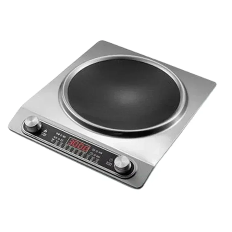 Desktop 220v Concave Induction Cooker Household Stir-fry High-power Commercial Stove Cooking Pot Integrated Concave