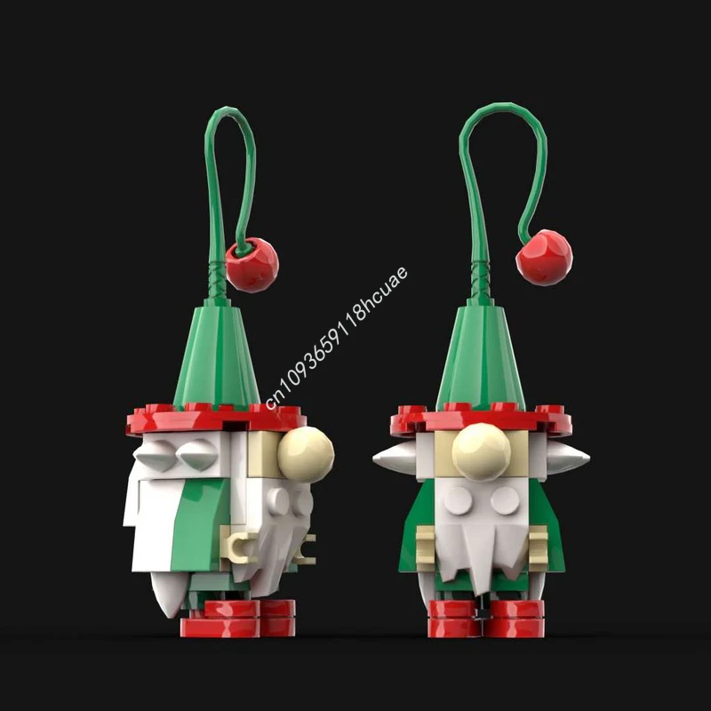 

183 шт. MOC Санты эльфы нано модель строительные блоки кирпич образование дети творческие игрушки для рукоделия сборка модульные рождественские подарки