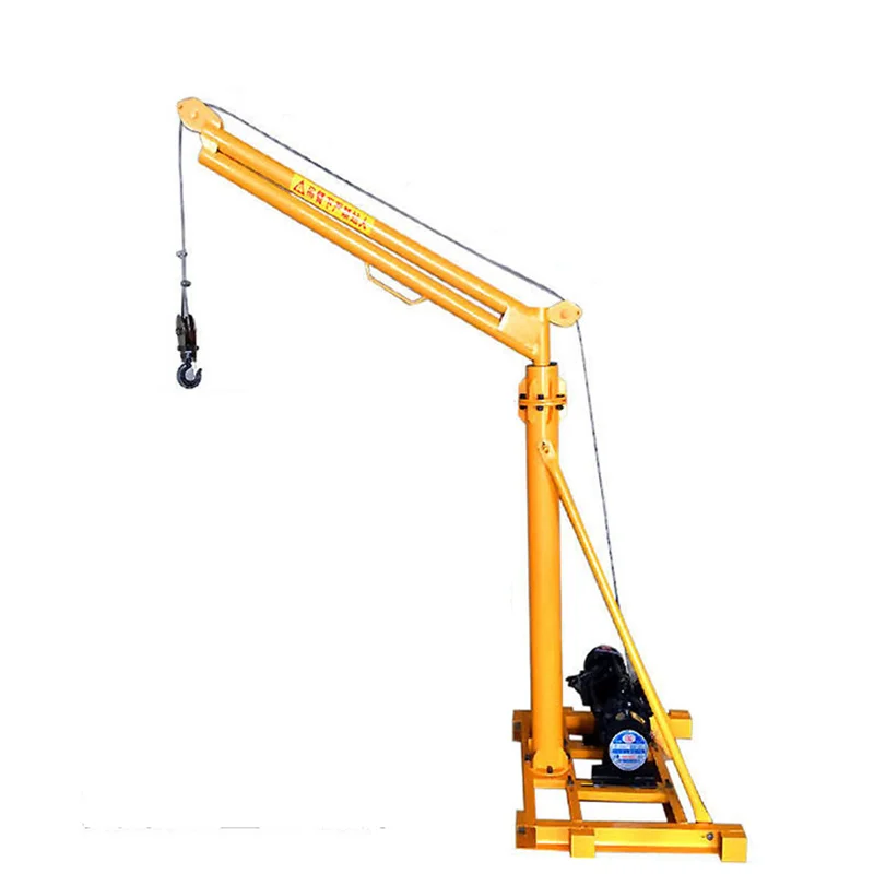 

Household column type small crane building decoration outdoor 220v lifting lift small 1 ton hanging brick crane