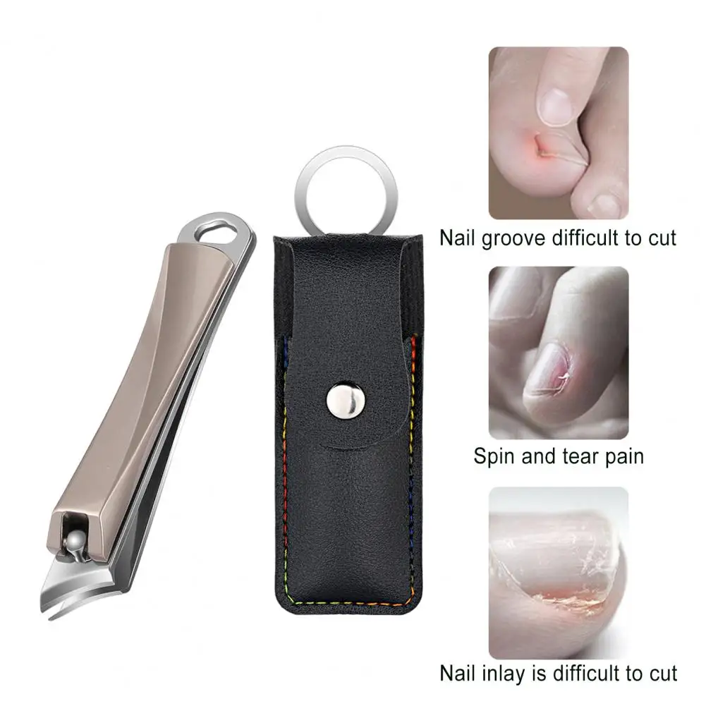 Precise Cutting Nail Clippers Nail Clippers with 45-degree Sharper Edge Stainless Steel Eagle-beak Nail Clippers for Effortless