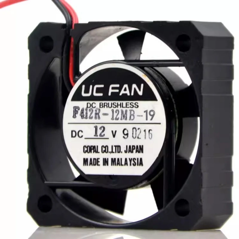Original 4012 12V 4CM F412R-12MB-21 2-wire cooling fan