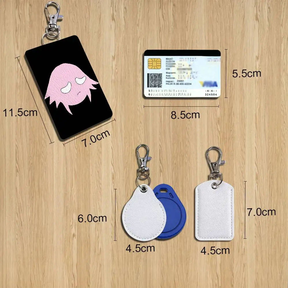 The Ultimate Villain Crona Soul Eater Cartoon Movie Singer Game Anime Leather Card Holder Can Store Access Control ID Card