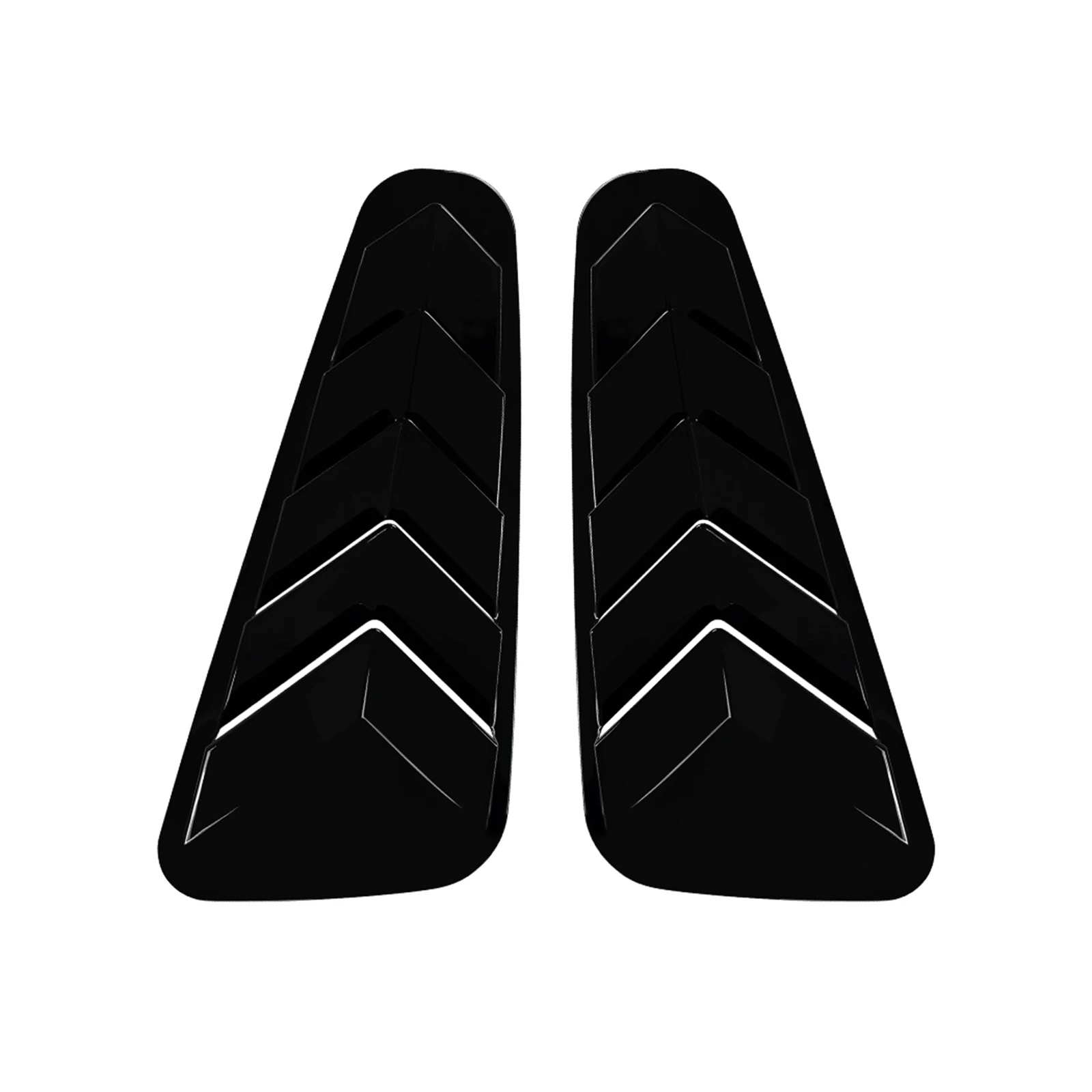 

Rear Louver Window Side Vent Shutter Cover Trim For Ford Mustang MK5 2005-2014