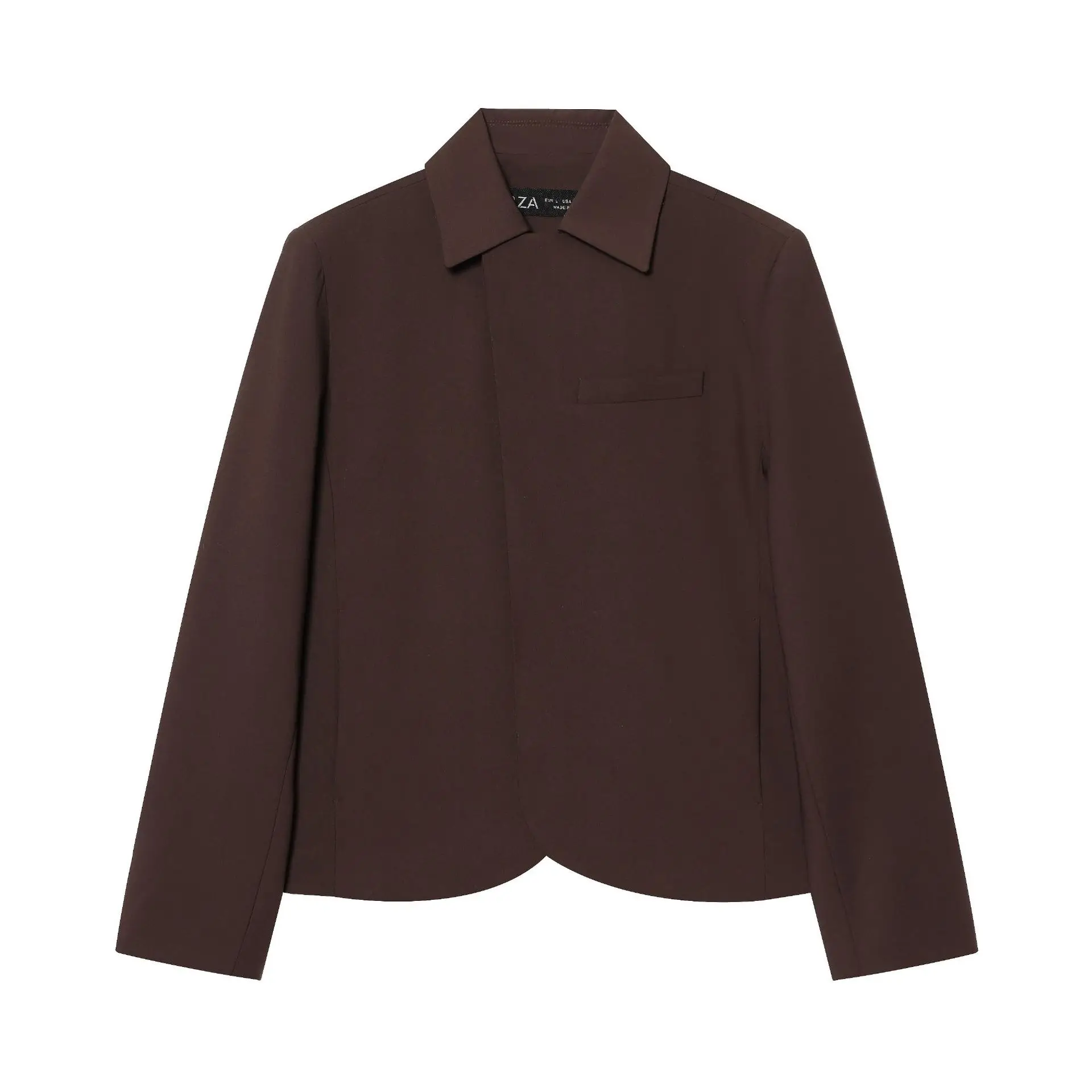 Women's double-breasted notched lapel blazer + pleated shorts   Q6AH
