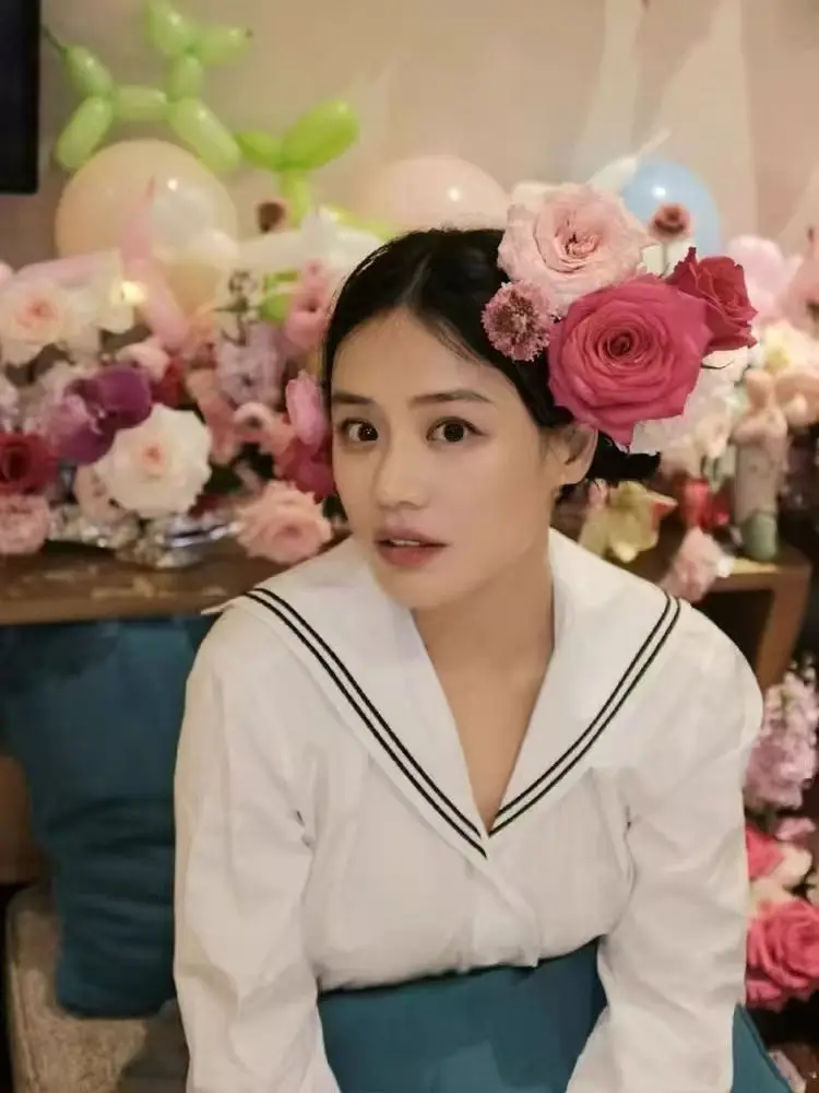 

Новинка Весна 2026: Сладкие хлопковые блузки в стиле JK для женщин, осенние, в стиле преппи, с матросским воротником, с длинным рукавом, повседневные, свободные топы-блузки