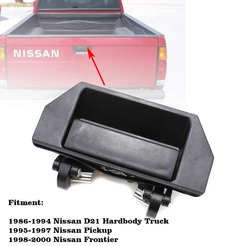 Car Accessories Rear Tailgate Tail Gate Handle 90606-01G01 Fit for Nissan Navara D21 D22 Frontier Pickup