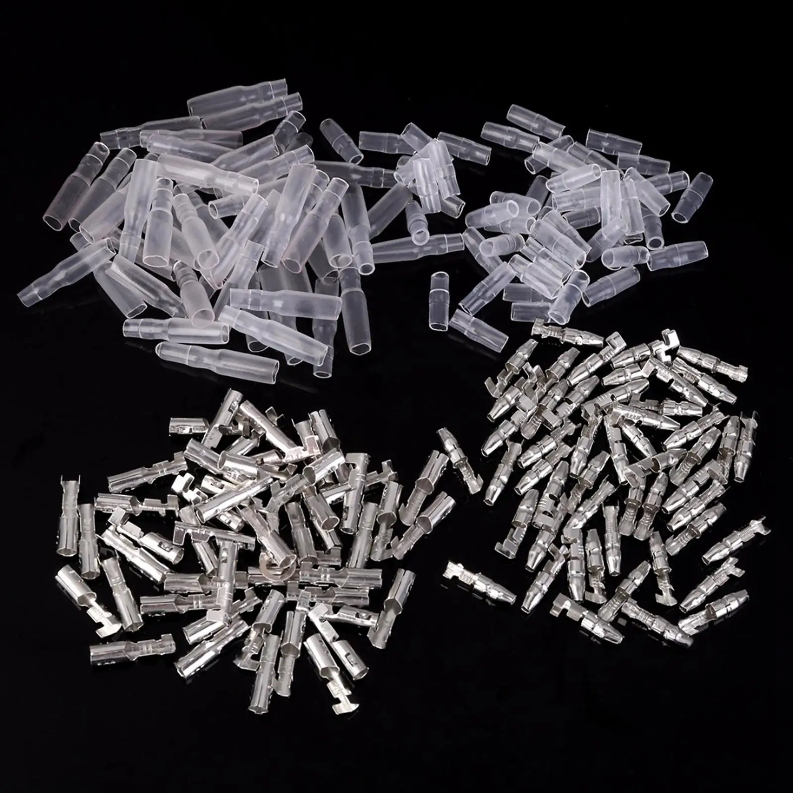 100 set four.0 terminal auto electrical wire splitter connector 4mm dia