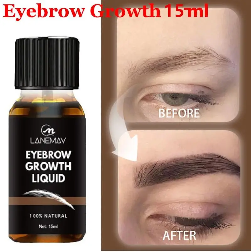 

Eyebrow Growth Serum Eyelash Anti Hairs Loss Product Prevent Baldness Fuller Thicker Lengthening Eyebrow Makeup 15ml