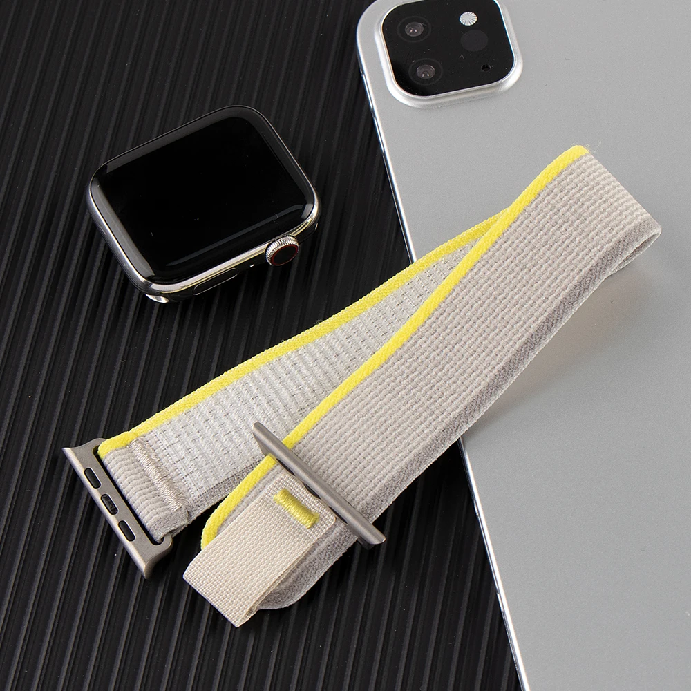 Trail Loop Armband für Apple Watch 12 42/46mm 44mm 40mm 41mm 45mm Sport Nylon Armband iWatch Serie 9 8 7 5 SE 10 Ultra 4 3 – Detail 8