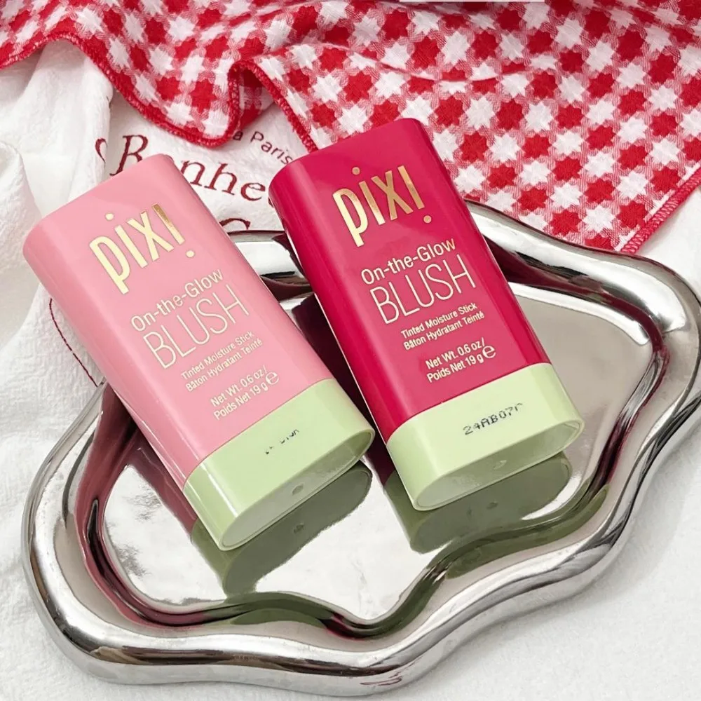 Pixi Functional Blush Stick Makijaż do twarzy Wodoodporny Łatwy w aplikacji Kremowy róż do policzków o wysokiej pigmentacji Rozjaśniający odcień skóry