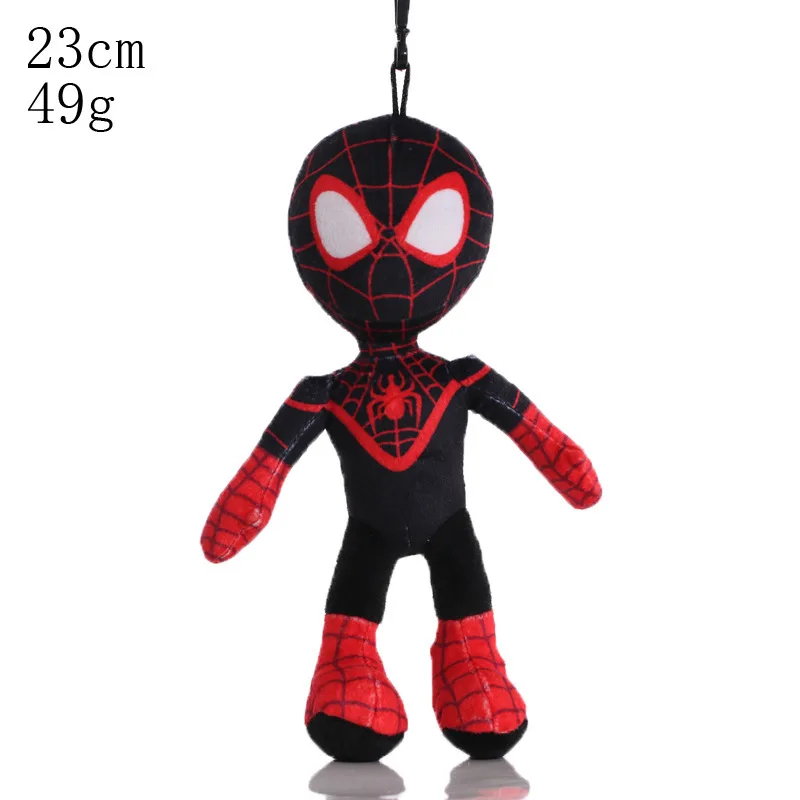 Anime Man Spidermaned Plush Toys Movie Dolls Marvel Avengers Soft Stuffed Hero Captain America Iron Christmas Gifts for Kids