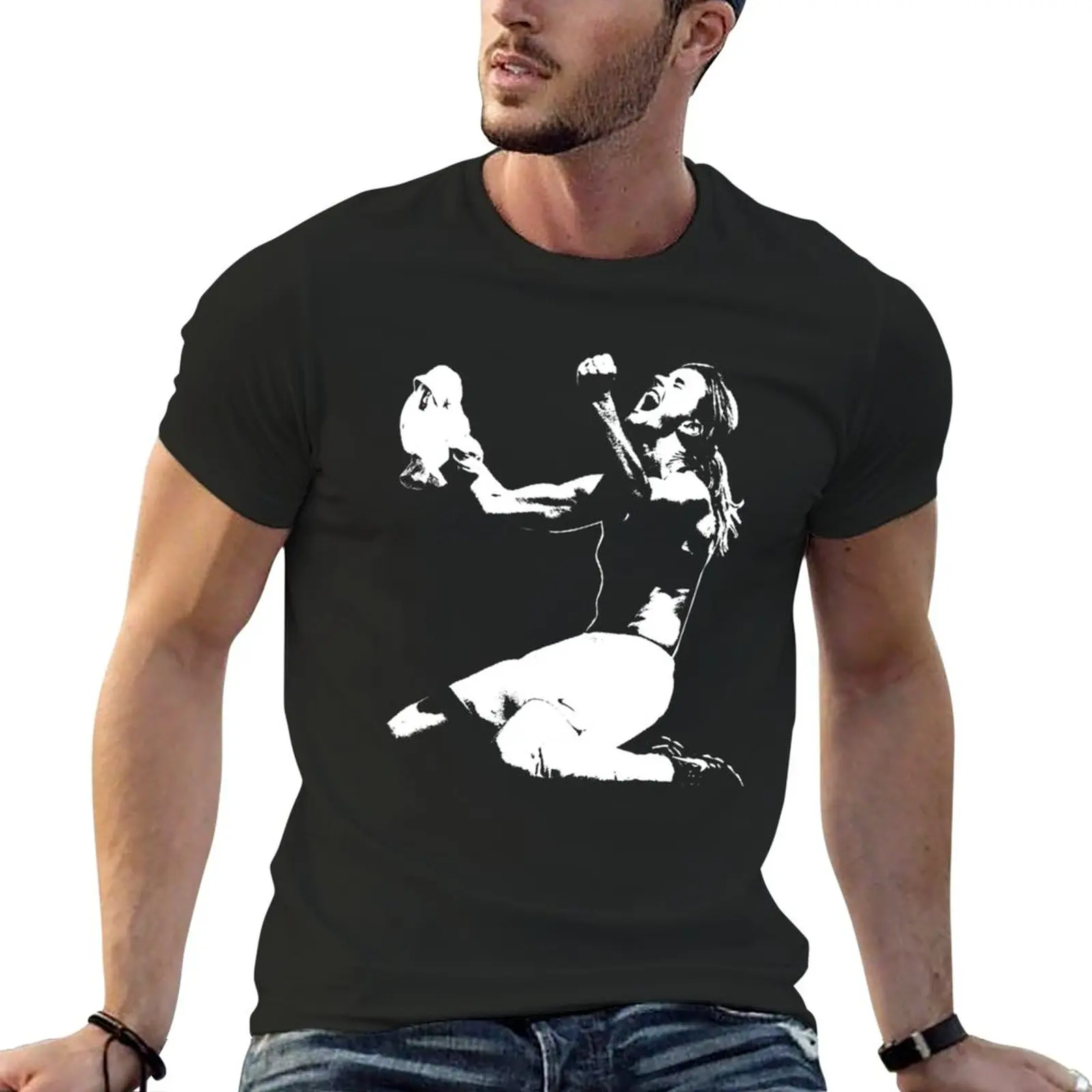 New Brandi Chastain - Victory Pose - The White Stencil T-Shirt quick drying shirt graphic t shirt mens graphic t-shirts