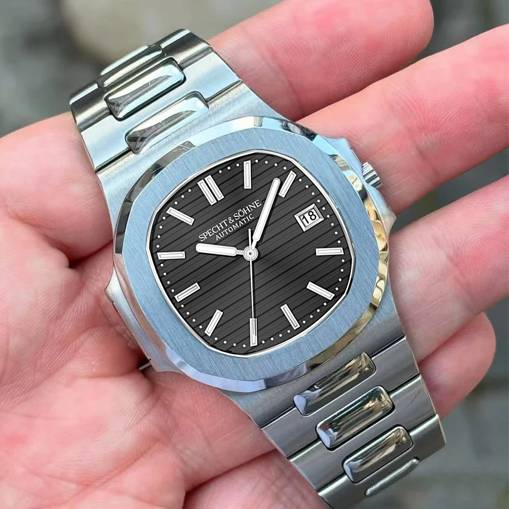 Specht & Sohne 2025, nuevos relojes clásicos para hombre, reloj automático de lujo para hombre, reloj de pulsera mecánico de zafiro 8215 de acero inoxidable