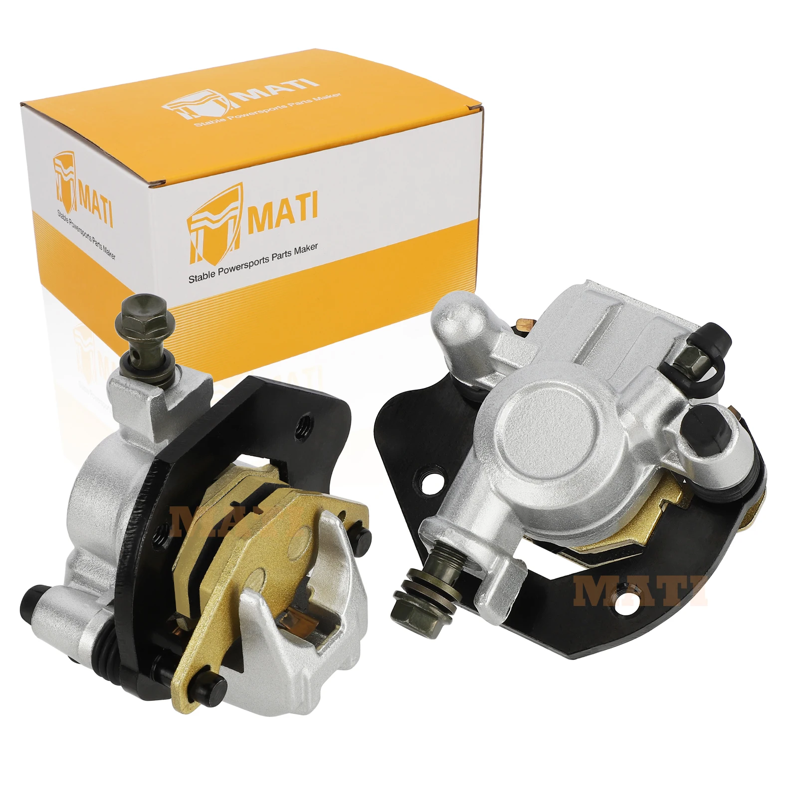 M MATI Front Left&Right Brake Calipers for Suzuki LT250R LT230E LT230S QuadRacer 250 QuadRunner 230 QuadSport 230 1985-1993