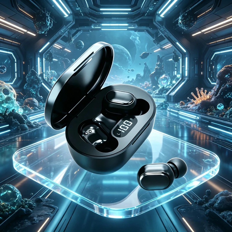 Auriculares inalámbricos Bluetooth E7S originales con micrófono, pantalla LED, auriculares TWS, auriculares Bluetooth