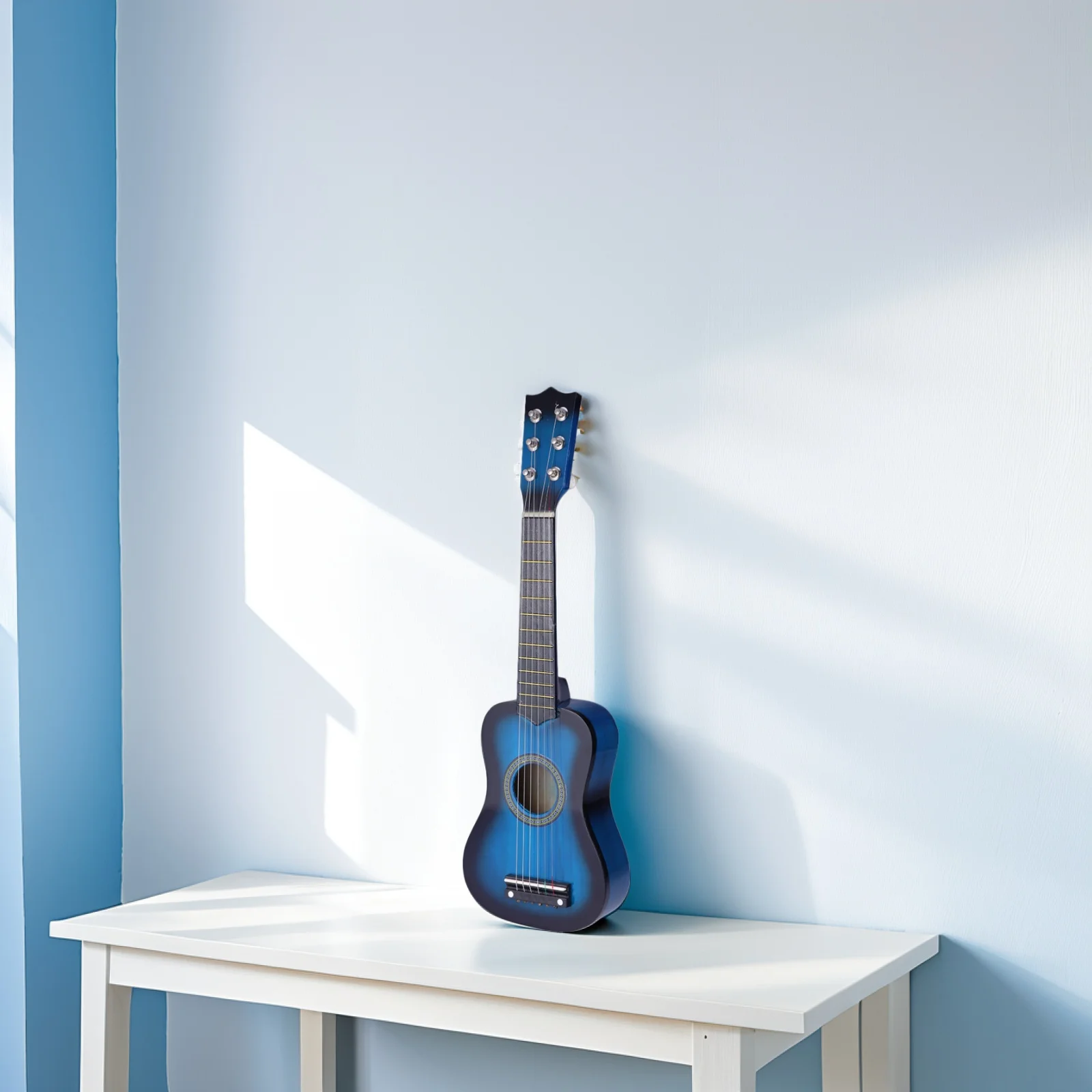 Ifundom-ukelele Musical de 21 pulgadas para niñas, instrumento de iniciación de guitarra eléctrica acústica de madera, Ukelele, juguete musical pequeño