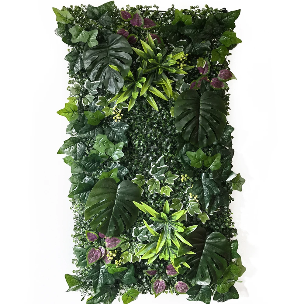 3d neue 50*100cm künstliche Pflanze Rasen Gras Wand paneel Hochzeit Hotel Hintergrund subtropische Pflanze Garten dekoration – Detail 9
