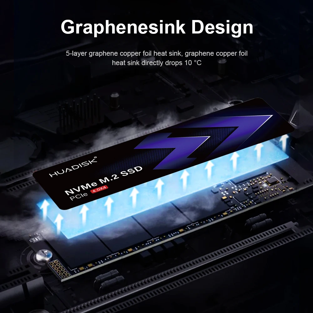 huadisk M.2 NVMe SSD 1TB 2TB PCIe 4.0