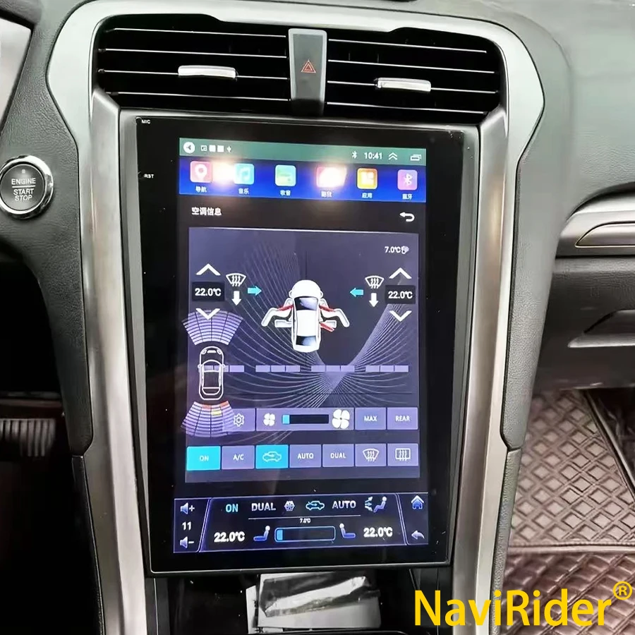 13.8Inch 256GB 2Din Car Android 14 1920*1080 2K Carplay Screen For Ford Mondeo Fusion 2014 2019 Stereo GPS Navi DSP Video Player