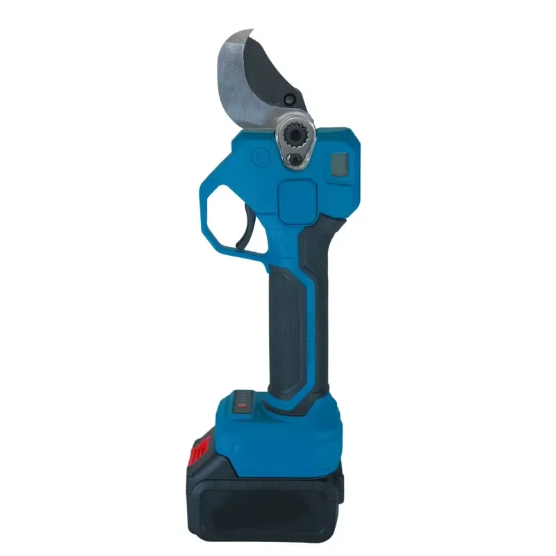 Industrial Electric Bypass Pruner for 21V 3Ah Lithium Battery with Anti-Slip Soft Grip Plastic Handle and Plastic Coated