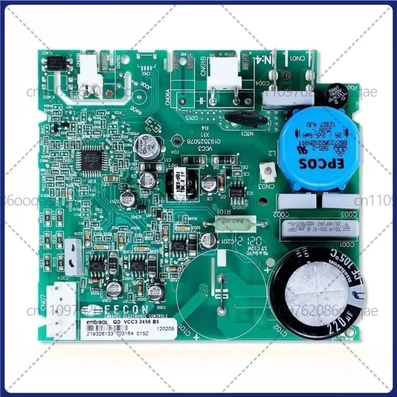 Placa de control EECON-QD VCC3 2456 95 Circuito PCB 0193525078 para refrigerador Embraco, placa base de nevera, piezas de repuesto para congelador