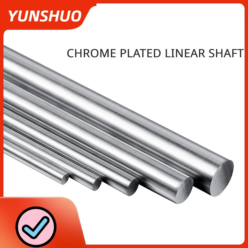 2pcs Linear Motion Shaft Chrome Plated Hardened 6mm 8mm 10mm 12mm 16mm 20mm 25mm 400mm for 3d Printer Parts Guide Rods Axis