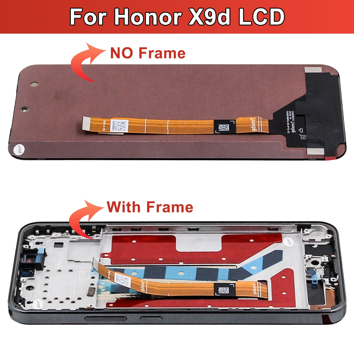 6.79” AMOLED For Honor X9D LCD Display Screen Touch Digitizer Assembly Compatible with MTN-NX1 Model for Honor X9D