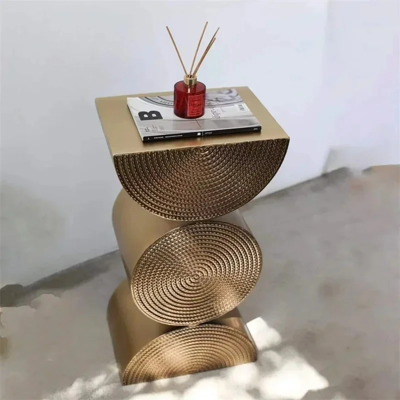 FOr Living Room Furniture Home Creativity Sofa Mini Side Table Designer  Leisure Coffe Tables Nordic Retro Iron Coffee Tables