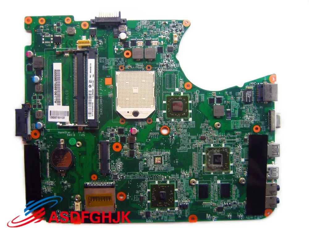 

Original FOR Toshiba Satellite L750D L755D LAPTOP MOTHERBOARD A000080700 DABLCDMB8E0 100% TESED OK