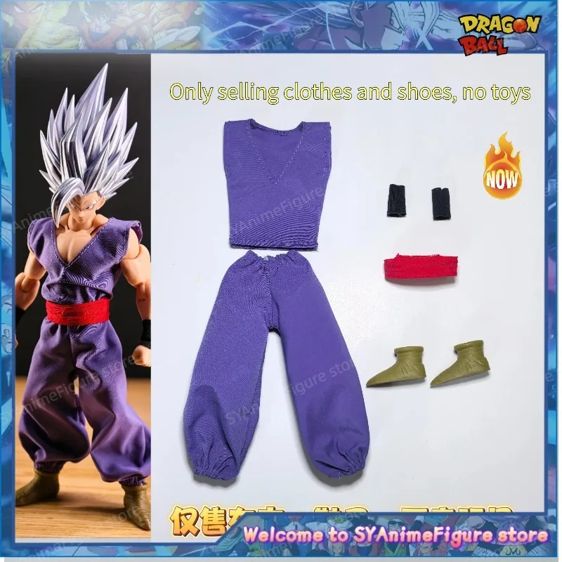 In Stock Dragon Ball Dragon Ball Son Gohan Movable Cloth Clothes Training Clothes Purple Suit