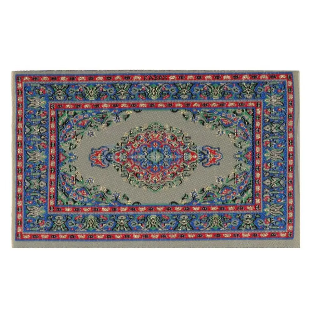 Pretend Play   House Decoration Dollhouse Carpet Dollhouse Furniture 1:12 Dollhouse Miniature Simulation Weaving Rugs