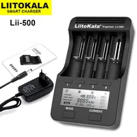 Liitokala lii-500 Lii-300 Lii-PD4 Lii-S1 Battery Charger 18650 For 26650 18500 21700 3.7V Li-ion and NiMH1.2V  AA AAA Battery