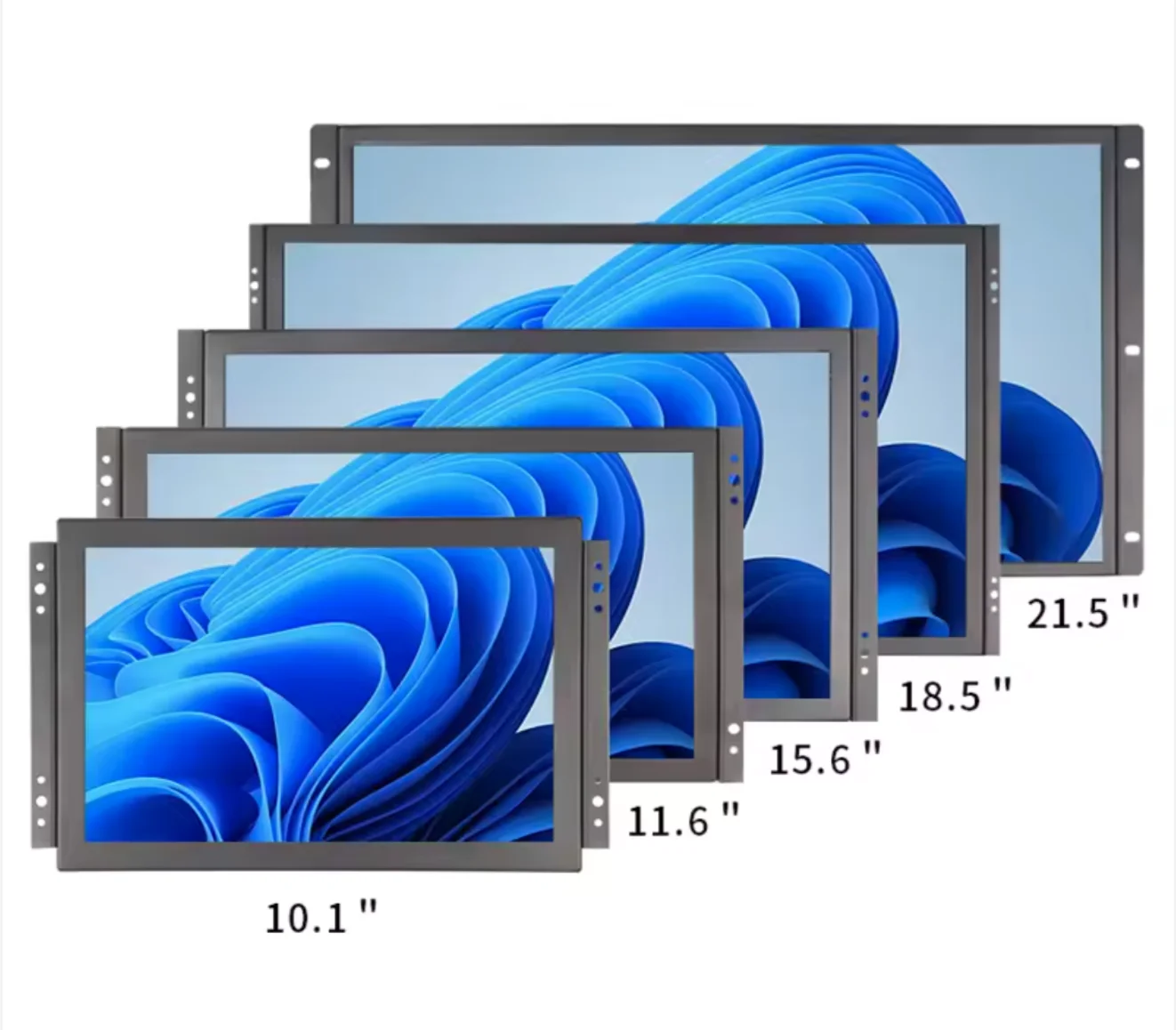 

10.1 11.6 15.6 18.5 21.5 23.8Inch Outdoor High Brightness 1000 Nits Flat Panel Waterproof LCD Industrial Touch Screen Monitor