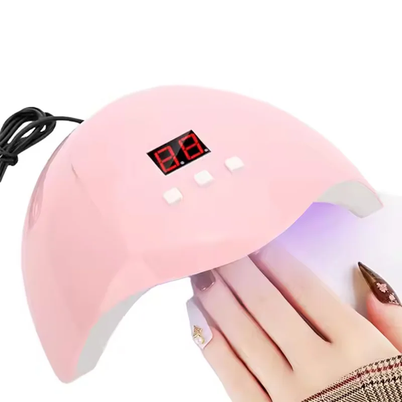 Lampada professionale per unghie in gel Lampada ultravioletta Macchina per manicure per unghie a polimerizzazione ad asciugatura rapida per essiccatore per unghie leggero con smalto gel