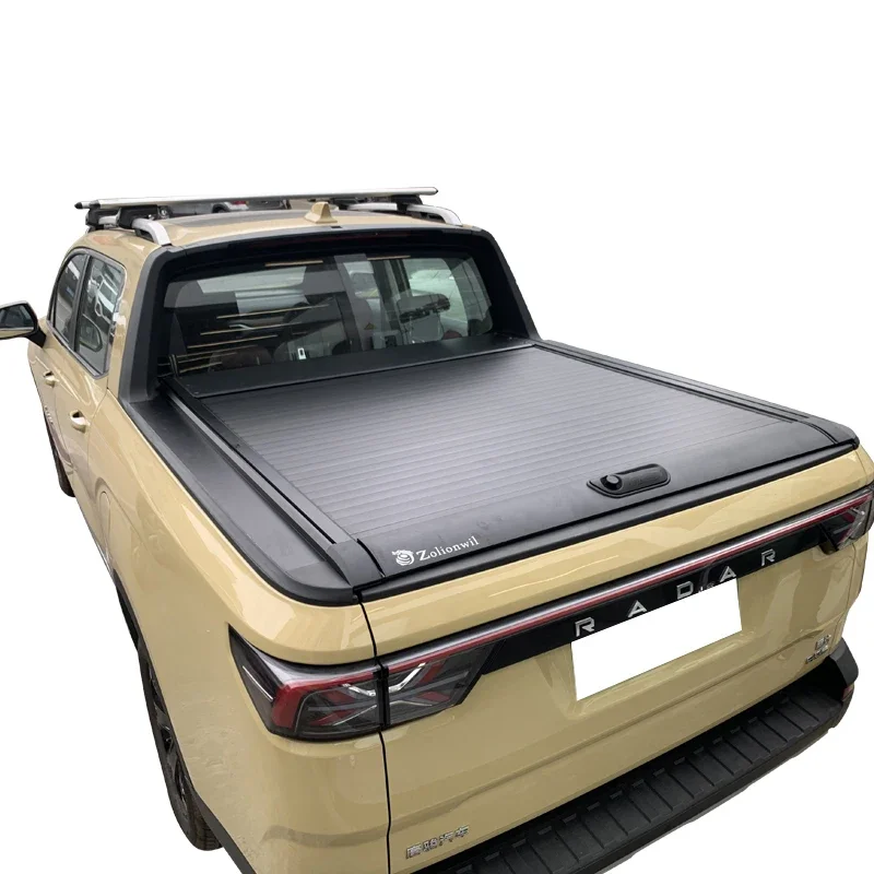 Chevrolet Colorado Tundra Tonneau Cover Truck Bed with Key Lock