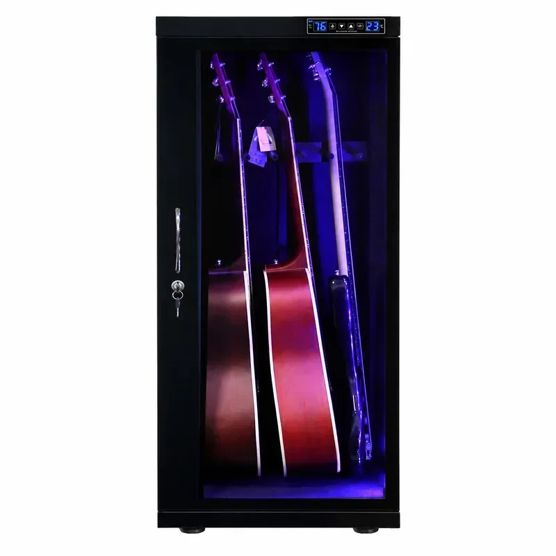 Electronic Moisture Proof Box for Folk Acoustic Guitar Bass Violin Ukulele Musical Instrument Drying Cabinet Dehumidifier