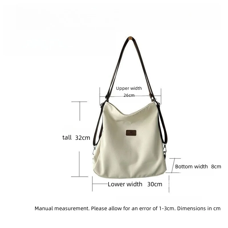 2024 New Shoulder Bag, School Bag, Female College Student Canvas Bag, Female Single Shoulder Crossbody Bag, Popular Texture