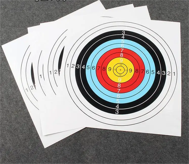 Archery Targets Paper,  Bow and Arrow Targets for Hunting Backyard, Archery Target Practice Accessories