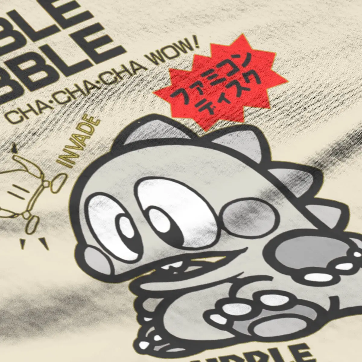 فقاعة فقاعة فقاعة محظوظ تشا تشا واو تي شيرت ، ملابس لعبة لطيفة ، قطن ، تي شيرت كلاسيكي مطبوع #3