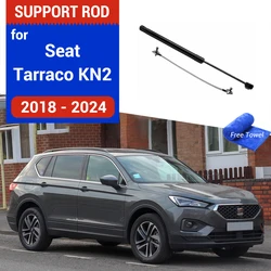 Car Bonnet Support Rod Lift Strut Bars Spring Shock Gas Bracket For Seat Tarraco KN2 2018 2019 2020 2021 2022 2023 2024