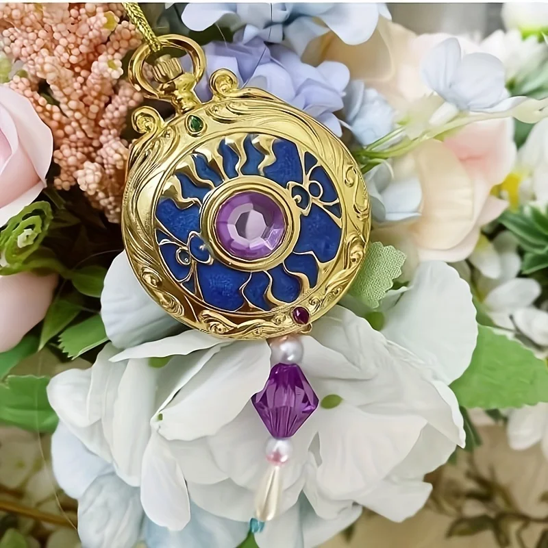 Exquisite Anime Pocket Watch Hanging Watch Women\'s Time Princess Pocket Watch Quartz Watch Cartoon Pocket Watch Pendant Jewelry