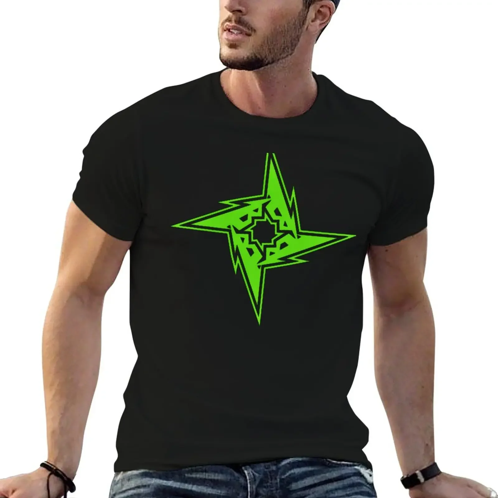 

Battery Green Star T-Shirt essential t shirt new gifts and t-shirts t shirts for men pack