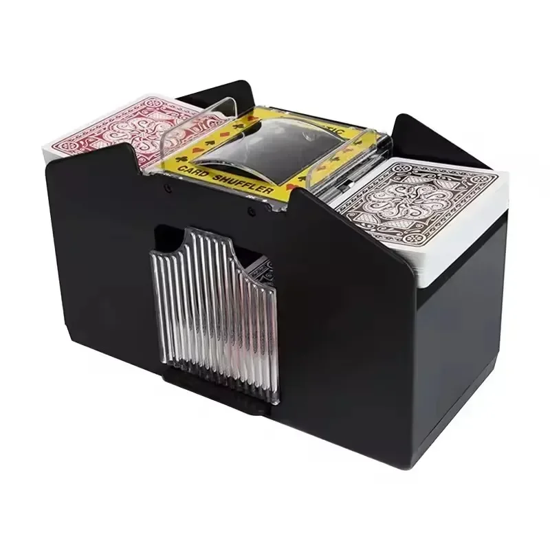 Automatic Card Shuffling Machine 1/2 Decks Electric Poker Card Shuffler Battery-Operated Shuffler